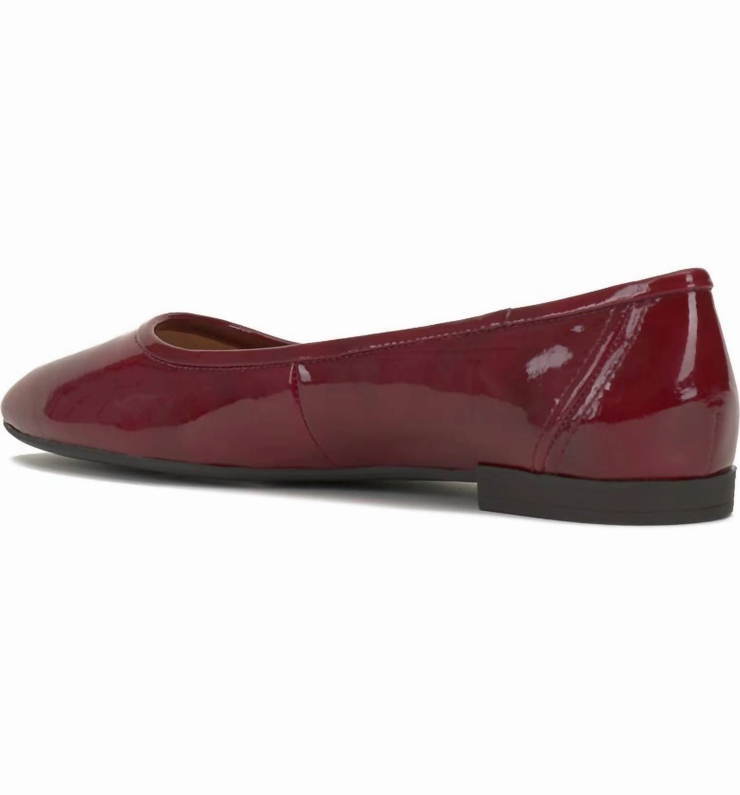 Minndy Ballet Flat In Red Currant