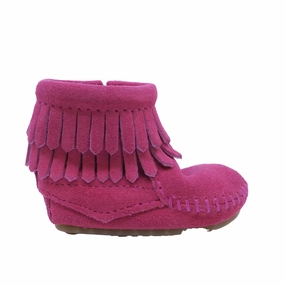 Minnetonka Girls Pink Boots Boys Casual Shoes clearance