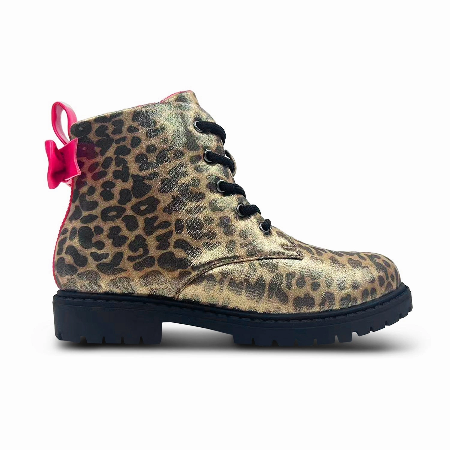 Miss Charlotte Boot in Leopard - Kids Girls Shoes promo price