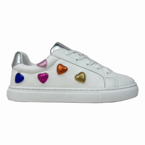 Miss Gaia Hearts Sneaker in Multicolor - Kids Girls Shoes promo price