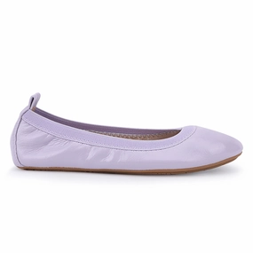 Miss Samara Ballet Flat in Dusty Lavender Patent - Kids Affordable Casual Footwear for Girls