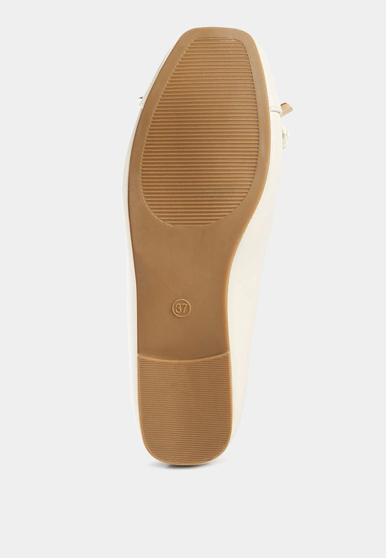 moi metallic embellished flat ballerinas
