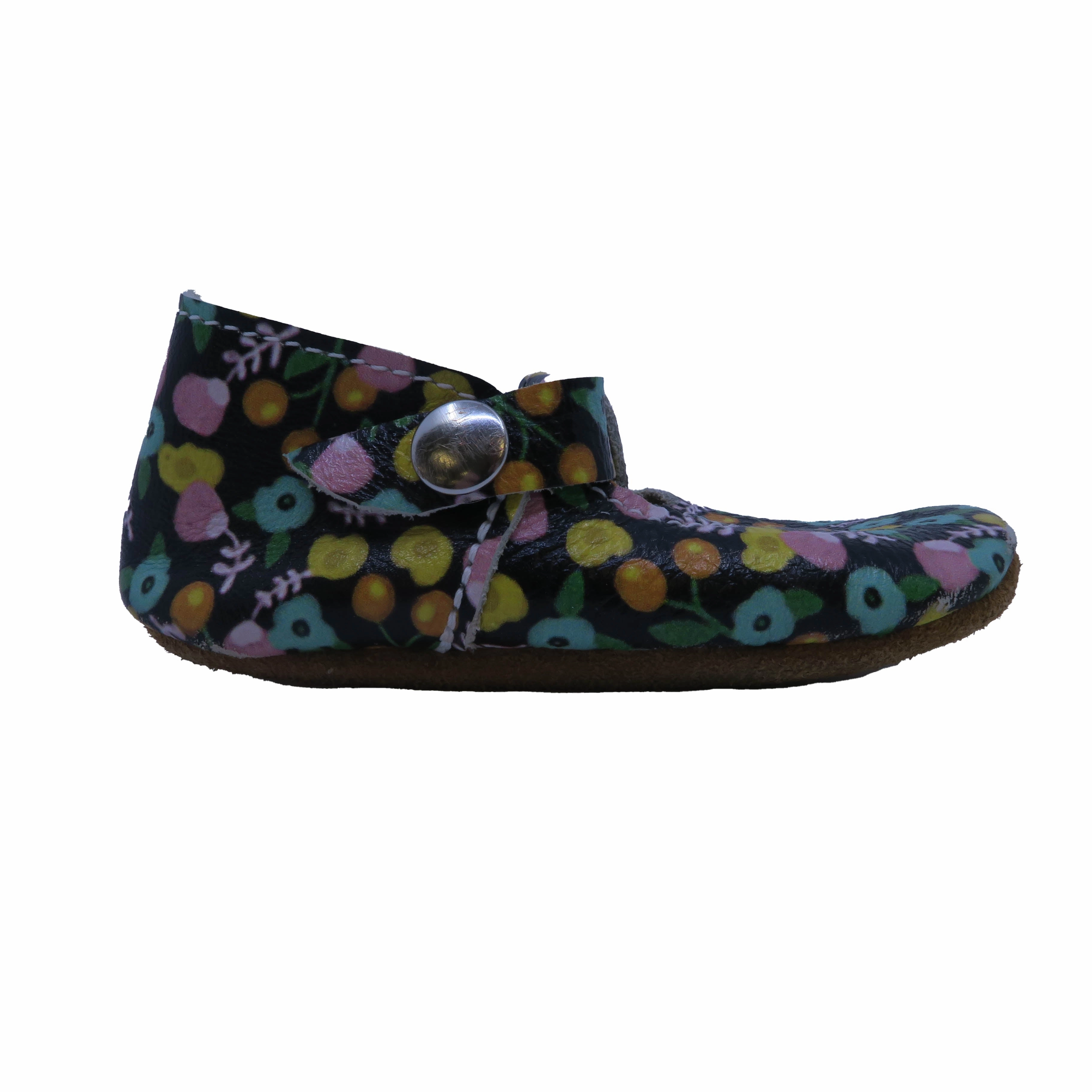 Mon Petit Girls Brown | Floral Booties Boys Casual Shoes clearance