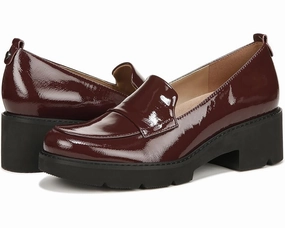 Naturalizer Darry H7079L6602 Flat Womens 6.5 Brown Leather Loafers Shoes KHD2664 Comfy Women Flats under $50