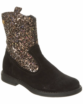 Naturino Antipode Suede & Glitter Boot Affordable Casual Footwear for Girls