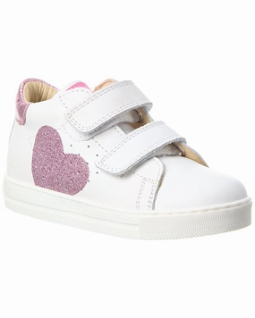 Naturino Falcotto Heart Vl Leather Sneaker Affordable Casual Footwear for Girls
