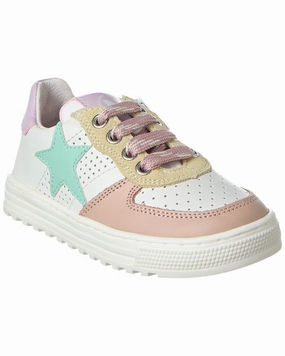Naturino Hess Zip Leather Sneaker Affordable Casual Footwear for Girls