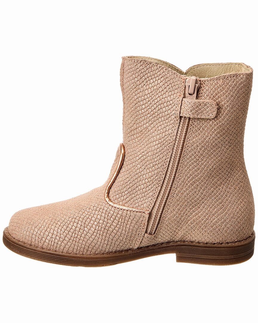 Naturino Morein Lizard-Embossed Leather Boot
