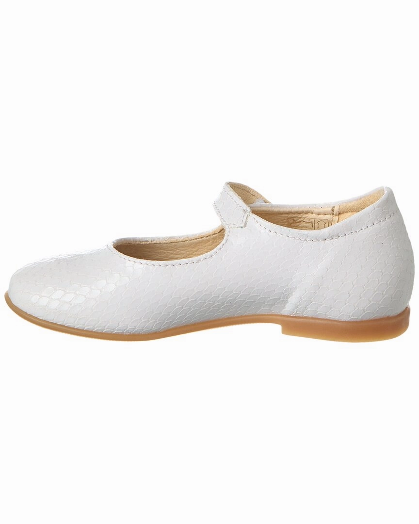 Naturino Ovindoli Python-Embossed Leather Flat