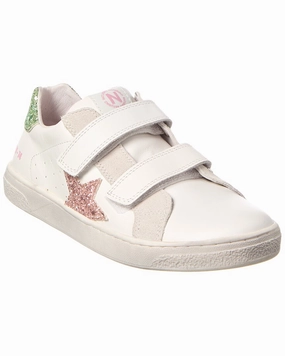 Naturino Pinn Leather Sneaker Girls Casual Shoes promo price