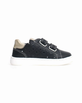 Naturino Saevel Hearts Leather Sneaker Girls Casual Shoes promo price