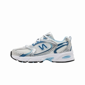New Balance 530 Silver Metallic Heron Blue Top-rated sneakers discount