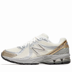 New Balance 860v2 - Sea Salt/Gold Metallic Best Sneakers cheap