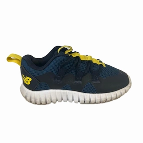New Balance Boys Navy | Yellow Sneakers Boys Casual Shoes clearance