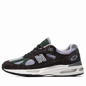 New Balance Made in UK 991v2 - Licorice/Lavender Gray Sneakers final sale