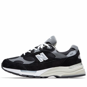 New Balance Made in USA 992 - Black/Grey Sneakers final sale