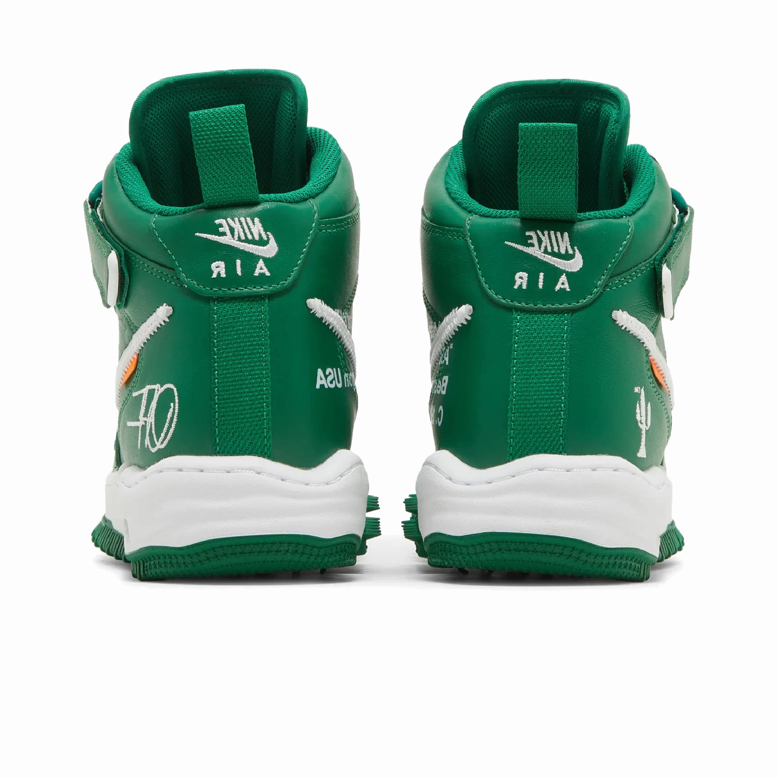 Nike Air Force 1 Mid Off-White Pine Green