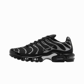 Nike Air Max Plus Premium Black Reflective Silver Top-rated sneakers discount