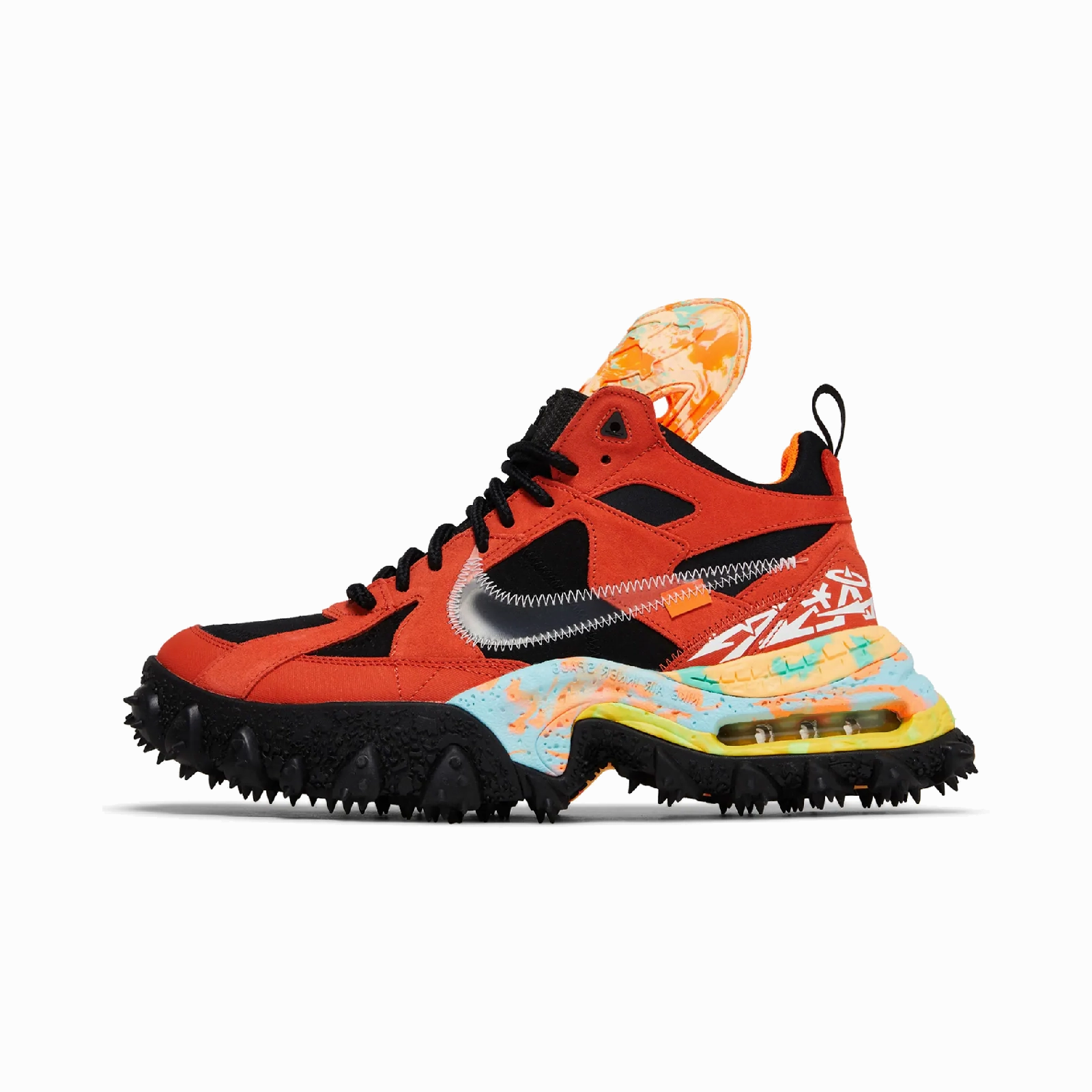 Nike Air Terra Forma Off-White Orange Fashion Sneakers for cheap