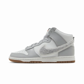 Nike Dunk High University Chenille Swoosh Light Smoke Grey Top-rated sneakers discount