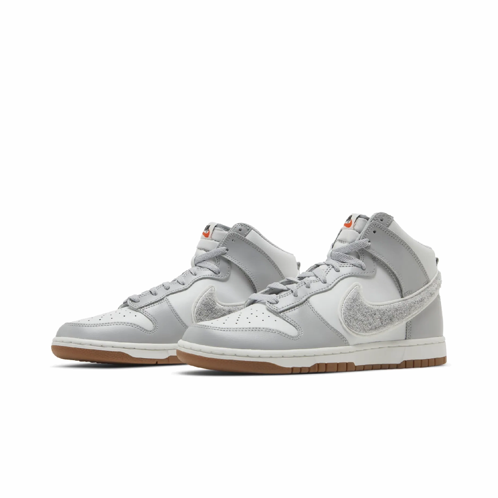 Nike Dunk High University Chenille Swoosh Light Smoke Grey