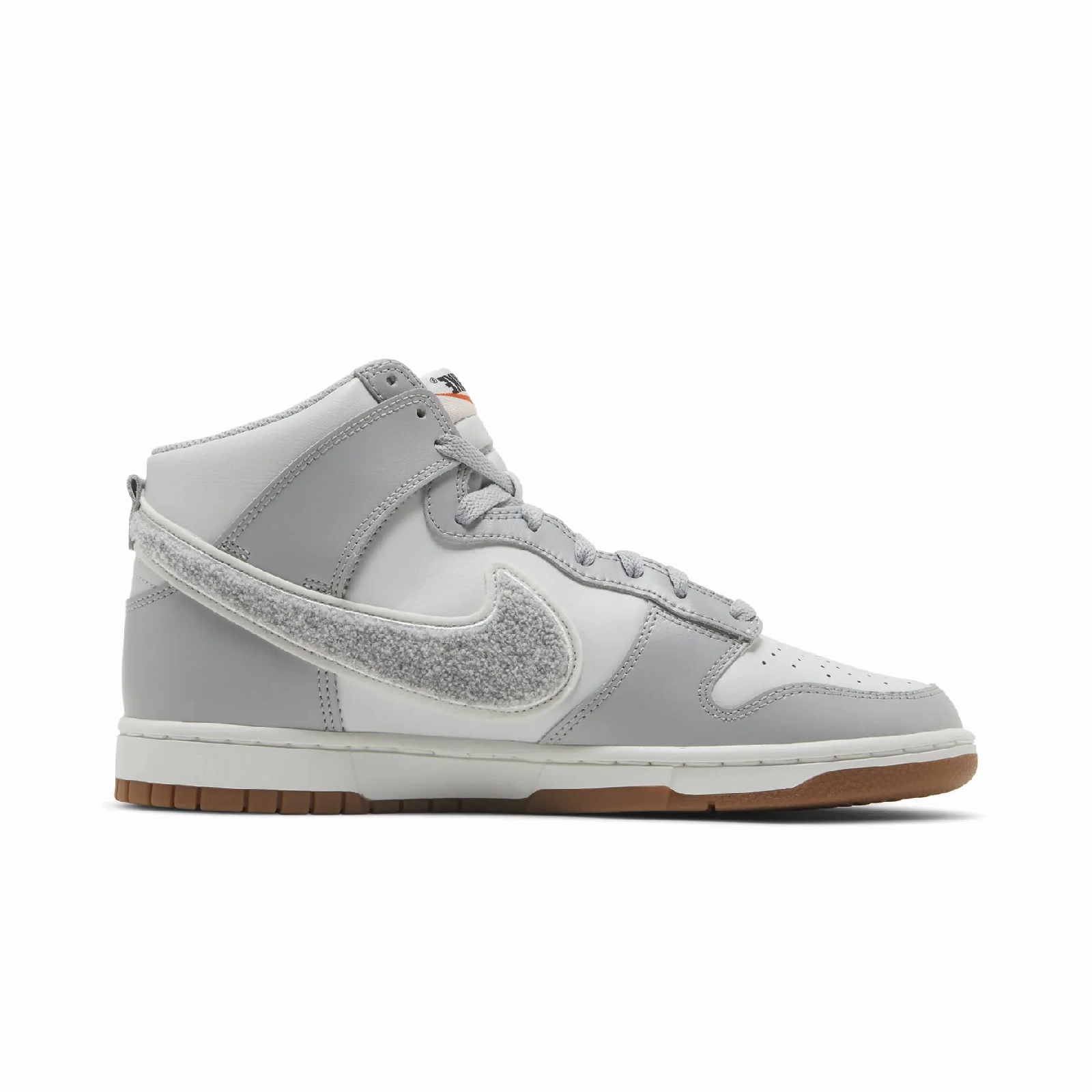 Nike Dunk High University Chenille Swoosh Light Smoke Grey