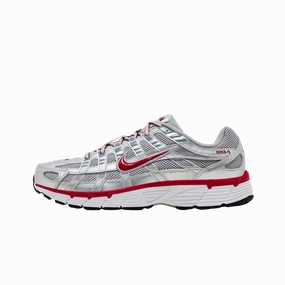 Nike P-6000 Metallic Silver Gym Red Affordable sneakers store