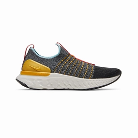 Nike React Phantom Run Flyknit 2 'Black Phantom' Women's Designer Sneakers markdown