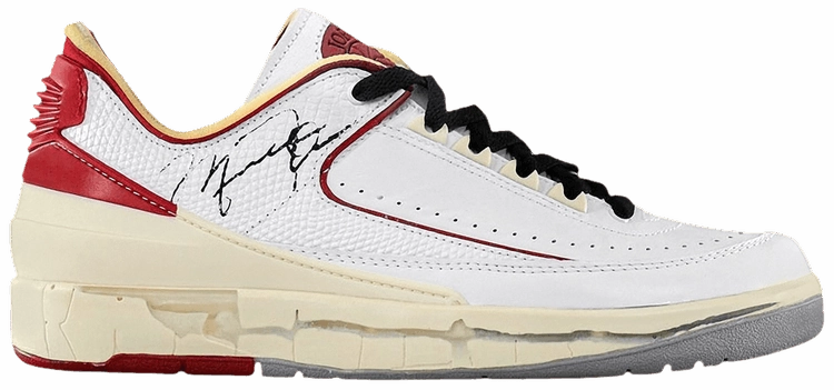 Off-White x Air Jordan 2 Retro Low SP 'White Varsity Red' - DJ4375 106 Sneakers outlet markdown