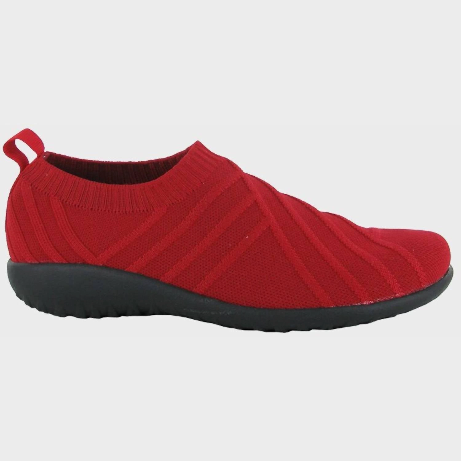 Okahu Shoes In 70C Red Cheap Ballerina Flats Womens