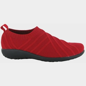 Okahu Shoes In 70C Red Cheap Ballerina Flats Womens
