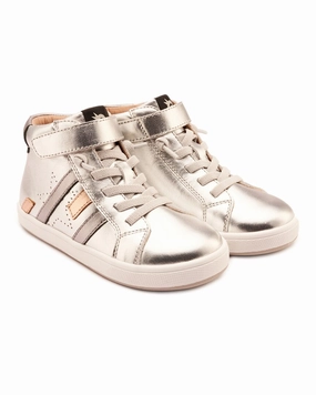 Old Soles Challenger Leather High-Top Sneaker Affordable Casual Footwear for Girls