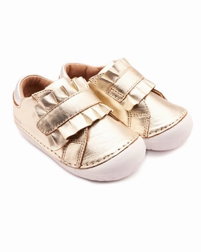 Old Soles Frilly Pave Leather Sneaker Girls Casual Shoes promo price