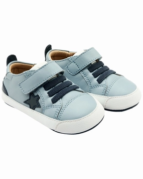 Old Soles Platinum Bub Leather Sneaker Affordable Casual Footwear for Girls