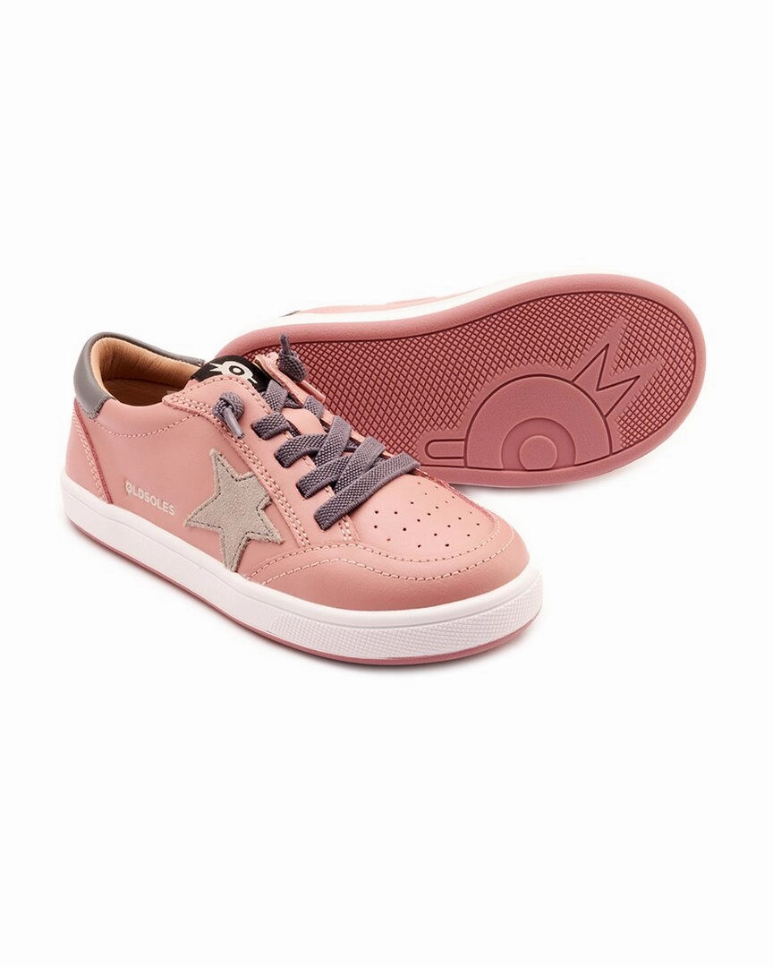 Old Soles Platinum Runner Leather & Suede Sneaker