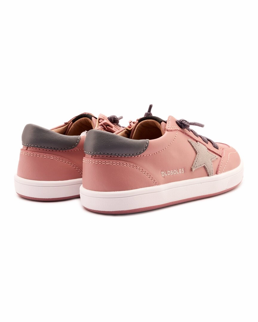 Old Soles Platinum Runner Leather & Suede Sneaker