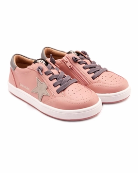 Old Soles Platinum Runner Leather & Suede Sneaker Affordable Casual Footwear for Girls