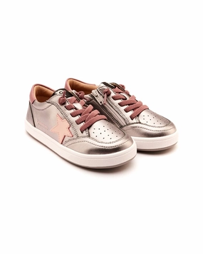 Old Soles Platinum Runner Leather Sneaker Boys Shoes cheap deals