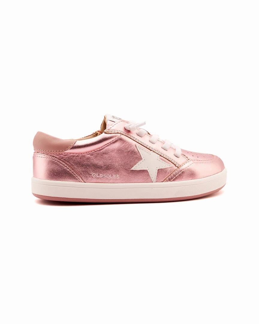 Old Soles Platinum Runner Leather Sneaker