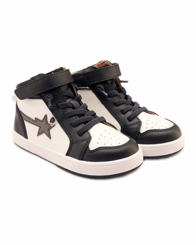 Old Soles Team-Star Leather High-Top Sneaker Boys Casual Shoes clearance