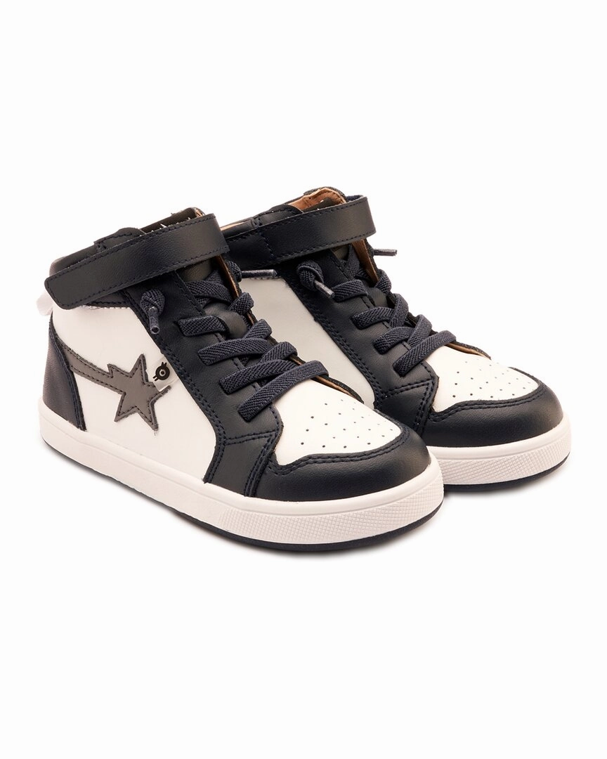 Old Soles Team-Star Leather High-Top Sneaker Boys Casual Shoes clearance