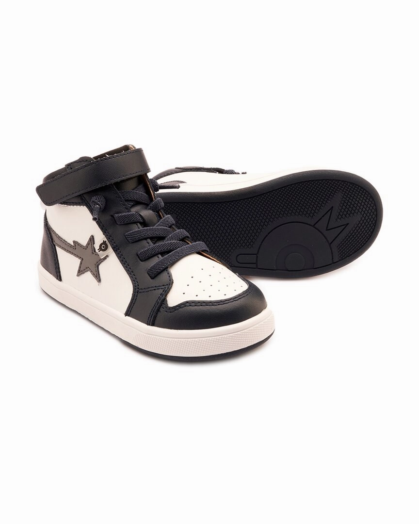 Old Soles Team-Star Leather High-Top Sneaker