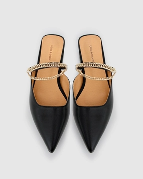 On The Go Leather Flat Womens Flat Shoes clearance