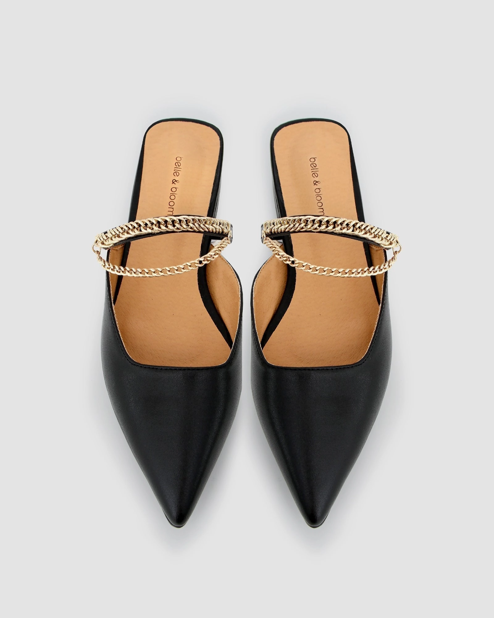 On The Go Leather Flat Womens Flat Shoes clearance