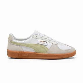 Palermo Leather 'Puma White Pistachio Green' Mens Footwear best price