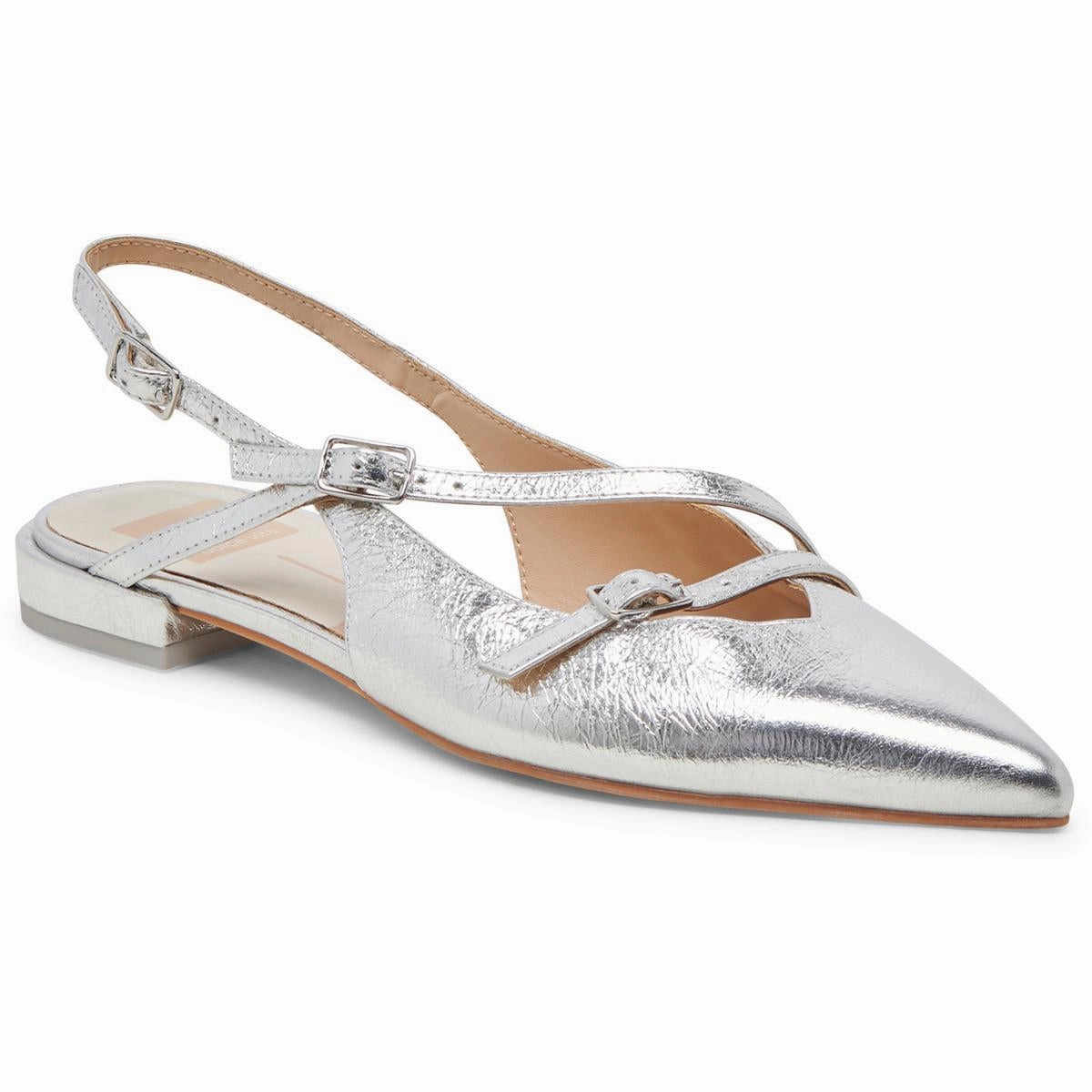 PAMLA Womens Leather Strappy Slingbacks Womens Fashion Flats cheap
