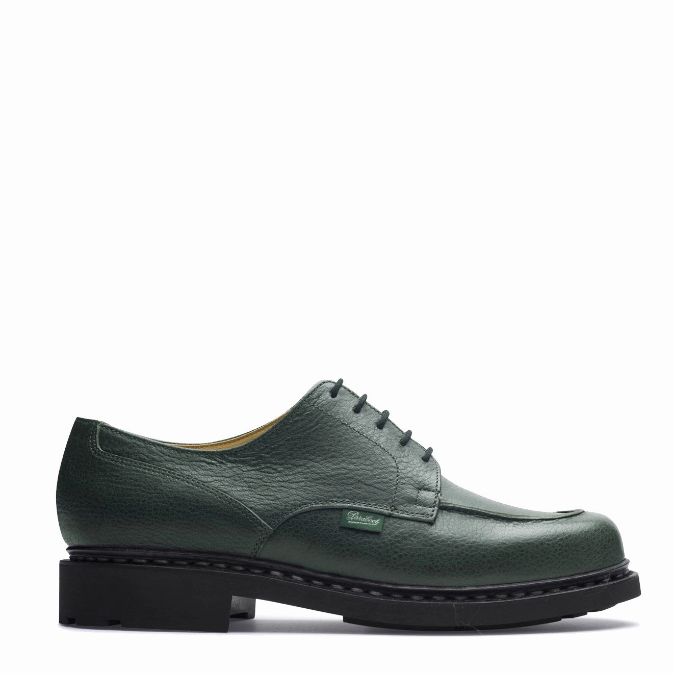 Paraboot Chambord Deerskin Shoe Khaki Mens Shoes outlet price