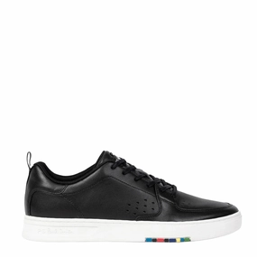 Paul Smith Leather 'Cosmo' Trainers Black Trendy Trainers for Men