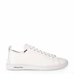 Paul Smith Leather Miyata Trainers White Trendy Trainers for Men