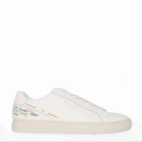 Paul Smith Rex Embroidery Trainers White Trendy Trainers for Men